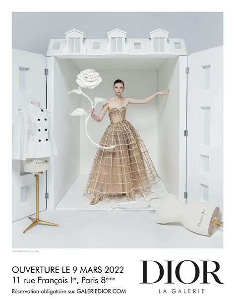 exposicion dior paris 2022|la galerie dior france.